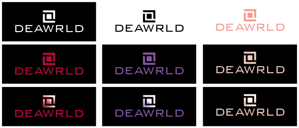 車関係の会社”デアワールド”のロゴ