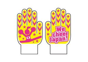 bill_3500さんのSTOPコロナ！日本応援！手袋のキャラクターや文字のデザインへの提案