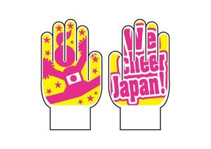 bill_3500さんのSTOPコロナ！日本応援！手袋のキャラクターや文字のデザインへの提案