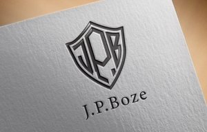 清水　貴史 (smirk777)さんのスクールショップ男子学生服PB商品ロゴを将来イメージしている。店名ロゴ「J.P.Boze」をへの提案