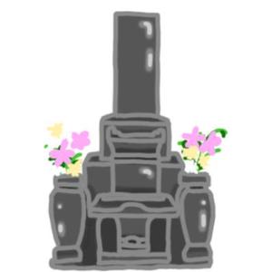 -- ()さんの《採用されたら次回10万〜の発注有り》お墓の営業冊子のカバー用「お花が供えてある墓石」のイラストへの提案