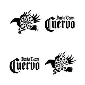 awn (awn_estudio)さんの「Darts Team 『Cuervo』」のロゴ作成への提案