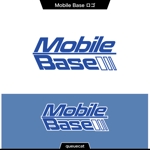 queuecat (queuecat)さんの自社制作の機械名称「Mobile Base」のロゴデザインへの提案