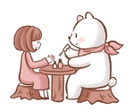 サイトウ (saito_design)さんの熊のキャラクターデザインへの提案