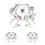 bill_3500さんの熊のキャラクターデザインへの提案