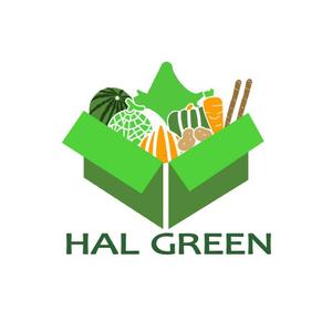 tsuno (__CHES__)さんの北海道の農業商社㈱HAL　GREENのロゴへの提案