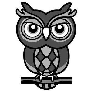 とろりんまま ()さんの会社名の「owl」フクロウのキャラクターデザインへの提案
