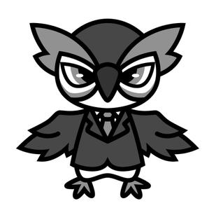 RLYØ【キャラデザ・イラスト制作等】 (ryo_connectal)さんの会社名の「owl」フクロウのキャラクターデザインへの提案