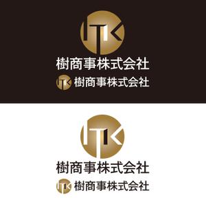 ロゴ研究所 (rogomaru)さんの白と黒と金の３色使い、ITKの３文字をベースにしたロゴ　への提案