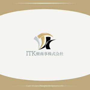 XL@グラフィック (ldz530607)さんの白と黒と金の３色使い、ITKの３文字をベースにしたロゴ　への提案