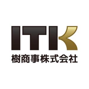 tsujimo (tsujimo)さんの白と黒と金の３色使い、ITKの３文字をベースにしたロゴ　への提案
