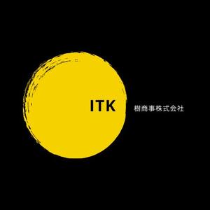 to0402to (to0402to)さんの白と黒と金の３色使い、ITKの３文字をベースにしたロゴ　への提案