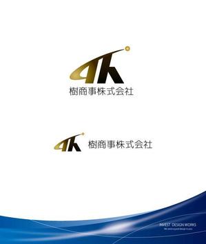 invest (invest)さんの白と黒と金の３色使い、ITKの３文字をベースにしたロゴ　への提案