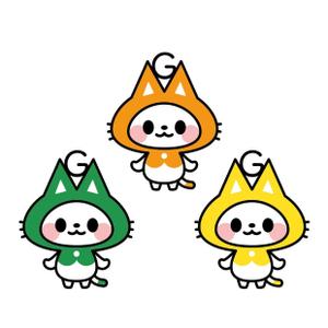 mu_cha (mu_cha)さんの地域企業と住民を結ぶプラットフォーム「G-MO」のキャラクターデザインへの提案