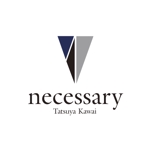 dresserさんの「necessary -TATSUYA KAWAI-」のロゴ作成への提案