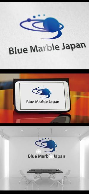  chopin（ショパン） (chopin1810liszt)さんの株式会社「ブルー・マーブル・ジャパン（Blue Marble Japan）」のロゴへの提案