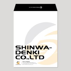 村田 (murata_s)さんの電気工事会社　有限会社伸和電機設備の封筒デザインへの提案