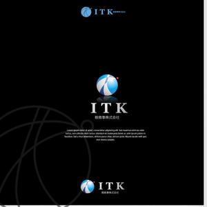 ligth (Serkyou)さんの白と黒と金の３色使い、ITKの３文字をベースにしたロゴ　への提案