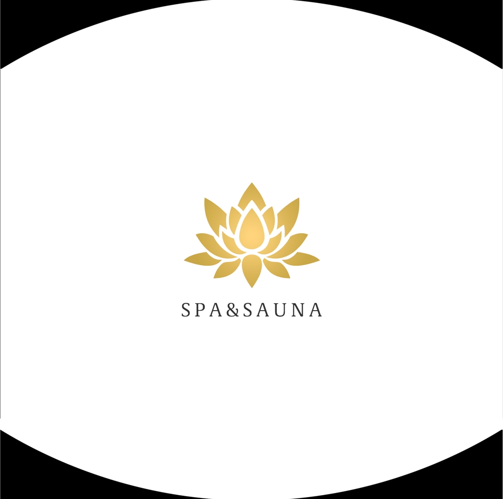 アジアンをコンセプトにしたスパ&サウナのロゴ