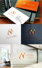 m_mhljm (m_mhljm)さんのIT企業名刺での使用ロゴの制作になります。※ロゴ表記名称ですが"Novel"でお願いしますへの提案