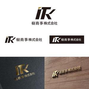DeiReiデザイン (DeiRei)さんの白と黒と金の３色使い、ITKの３文字をベースにしたロゴ　への提案