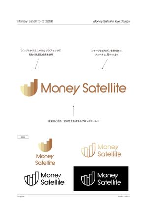 Studio HH521 (studiohh521)さんの資産運用会社「マネーサテライト」のロゴへの提案