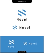 queuecat (queuecat)さんのIT企業名刺での使用ロゴの制作になります。※ロゴ表記名称ですが"Novel"でお願いしますへの提案