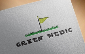 buddy knows design (kndworking_2016)さんのゴルフ場業界向けコンサルティング会社「グリーンメディック株式会社」のロゴへの提案