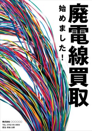 s o u (SENRYO)さんの新設プラントにて「配電線買取開始」のポスターへの提案