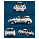 happywave (happywave)さんのデルハウスに展示する日産リーフのラッピングデザインへの提案
