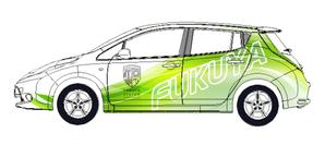 HMkobo (HMkobo)さんのデルハウスに展示する日産リーフのラッピングデザインへの提案
