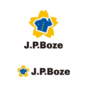 tsujimo (tsujimo)さんのスクールショップ男子学生服PB商品ロゴを将来イメージしている。店名ロゴ「J.P.Boze」をへの提案