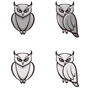 Chiiiz (chiiiz)さんの会社名の「owl」フクロウのキャラクターデザインへの提案