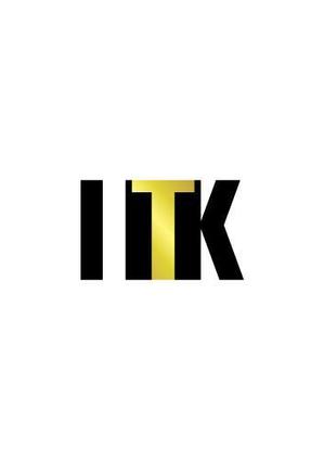 ヘブンイラストレーションズ (heavenillust)さんの白と黒と金の３色使い、ITKの３文字をベースにしたロゴ　への提案