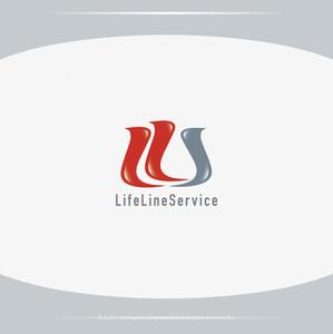 XL@グラフィック (ldz530607)さんのコーポレーサイト　「ライフラインサービス」のシンボルロゴマークへの提案