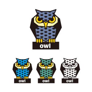 singstyro (singstyro)さんの会社名の「owl」フクロウのキャラクターデザインへの提案