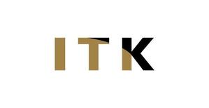 PYAN ()さんの白と黒と金の３色使い、ITKの３文字をベースにしたロゴ　への提案