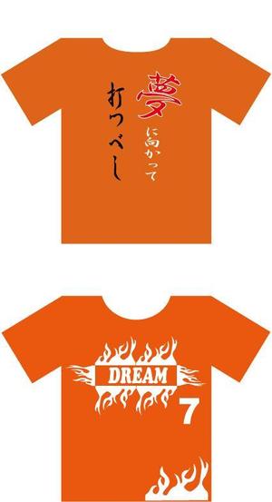 studio-alohaさんのパチンコホールで使用するTシャツデザイン依頼への提案