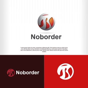 ligth (Serkyou)さんのスタートアップ企業「Noborder」の自社コーポレートロゴ作成への提案