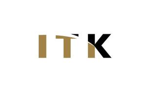 PYAN ()さんの白と黒と金の３色使い、ITKの３文字をベースにしたロゴ　への提案