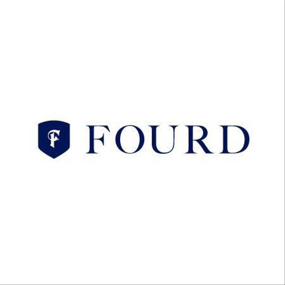 「会社名　株式会社ＦＯＵＲＤ（フォード）」のロゴ作成