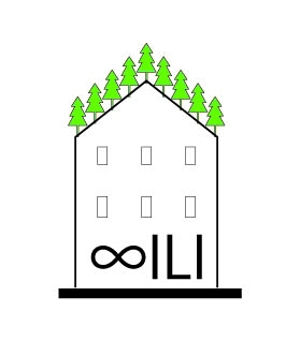 Cafe Kawashima (Kawaken_design)さんの民泊代行業の屋号「∞ILI（オオイリ）」のロゴへの提案