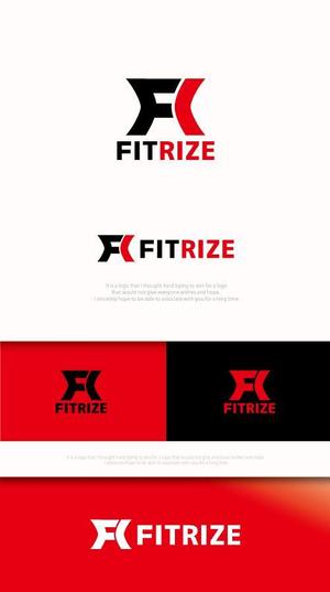 魔法スタジオ (mahou-phot)さんのフィットネスWEBサイト「FITRIZE」のロゴへの提案