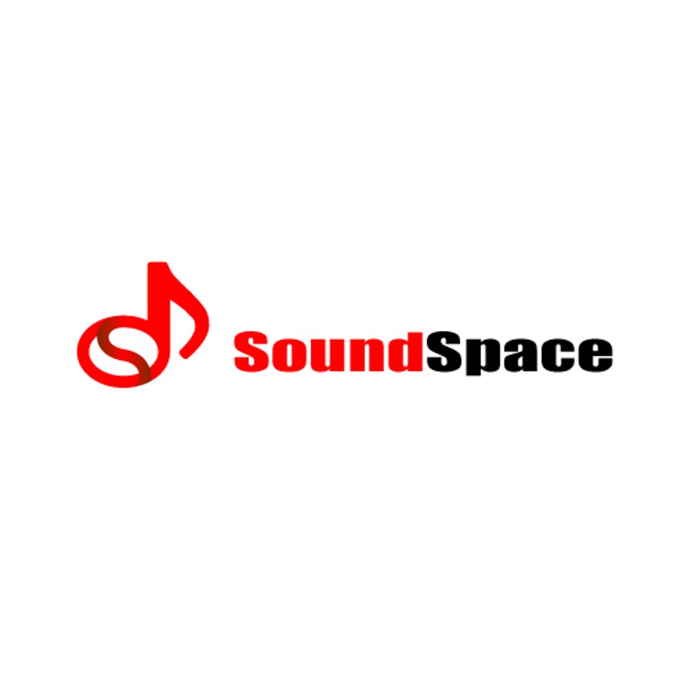 「sound space　　　　　　（さうすぺ　　サウスペ）」のロゴ作成