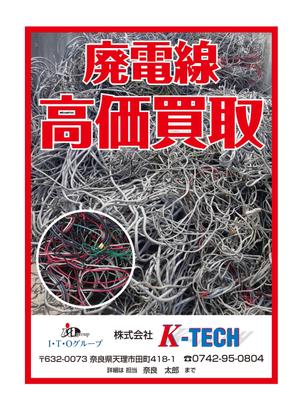 masunaga_net (masunaga_net)さんの新設プラントにて「配電線買取開始」のポスターへの提案