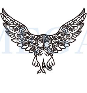 MEGA (MEGA)さんの会社名の「owl」フクロウのキャラクターデザインへの提案