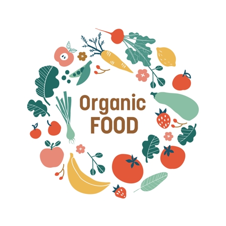 Cohak99_design (Cohak99)さんの一般社団法人日本オーガニック協会の「Organic FOOD」のロゴへの提案