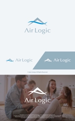 take5-design (take5-design)さんの新築住宅会社の新ブランド「Air Logic」のロゴ制作のお願いへの提案