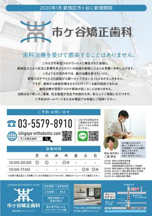 ふく (Lickiss)さんの矯正歯科チラシデザインへの提案