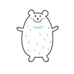 入岡雅人 (b-irioka)さんのかわいいシロクマのイラストへの提案